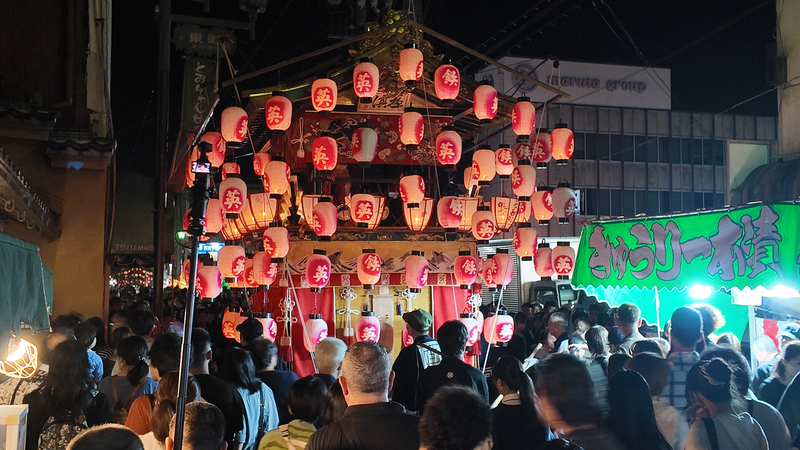 上野天神祭|夜|写真