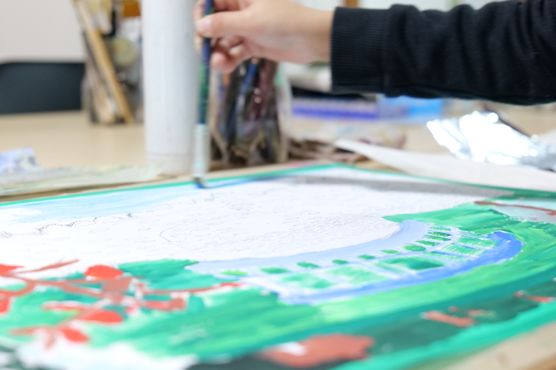 絵画教室ロク｜教室の様子｜2025年12月6日