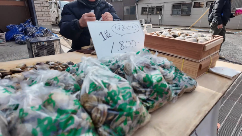 八日戎｜はまぐり｜画像｜絵画教室ロク